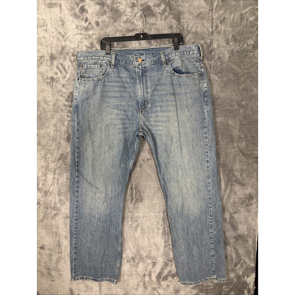 Levis 569 Loose Straight Leg Jeans Mens 40x32 Medium Wash Blue Denim Relaxed Fit